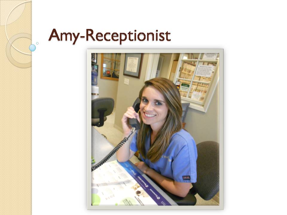 Amy-Receptionist